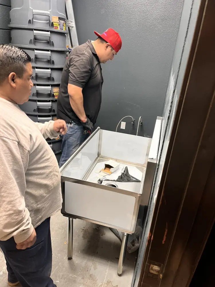 Commercial plumbing and sink installation in Rockwood